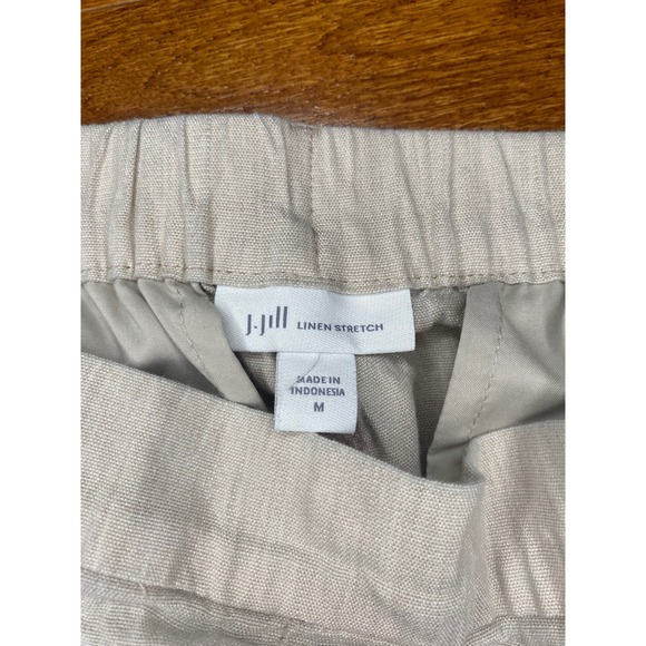 Jill‎ Linen Stretch Cream Pants Size Medium - Picture 6 of 10